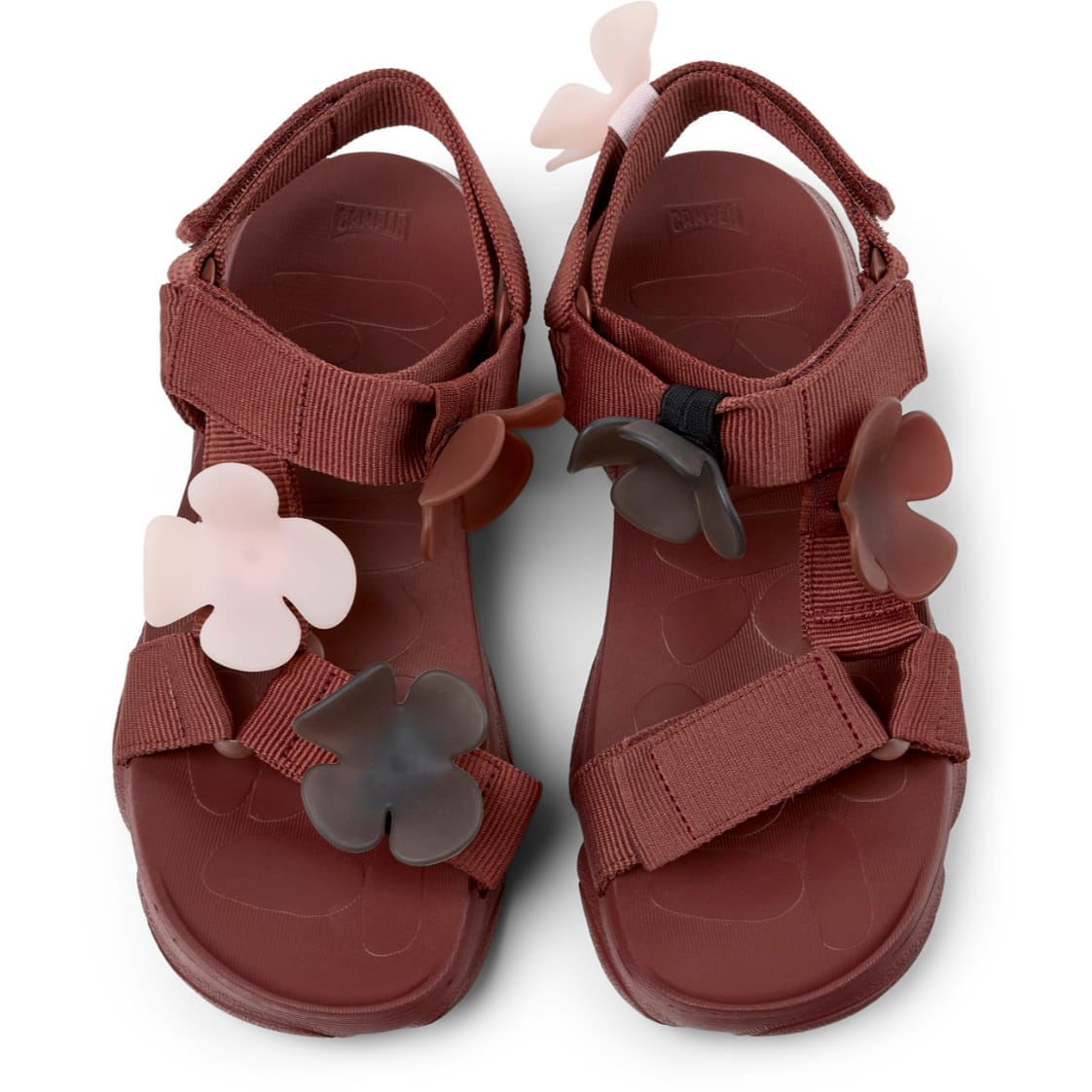 Sandalias Camper Twins Multicolor Mujer vista superior
