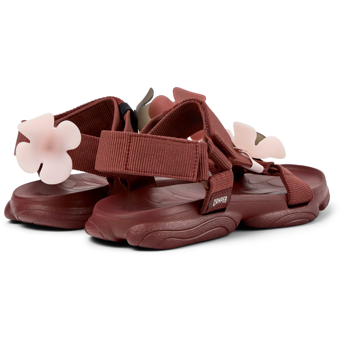 Sandalias Camper Twins Multicolor Mujer vista trasera