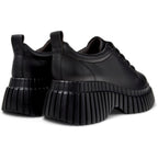 Zapatos Camper Pix BCN Negro, vista trasera en tres cuartos