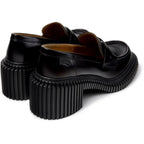 Zapatos Camper Pix London Negro, vista trasera en tres cuartos