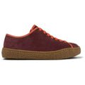 Zapatos Camper Peu Terreno Burdeo, perfil lateral