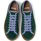 Zapatos Camper Peu Terreno Verde, vista cenital del par