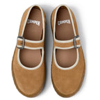 Zapatillas Camper Peu Terreno Marrón, vista cenital del par