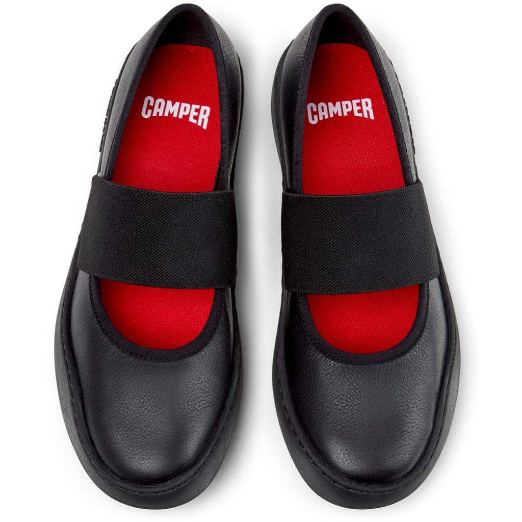 Ballerinas Camper Peu Touring Negro Mujer vista superior