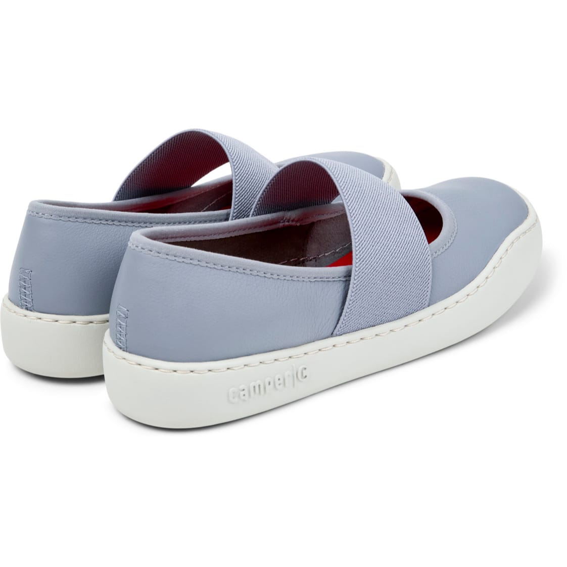 Ballerinas Camper Peu Touring Azul Mujer vista trasera