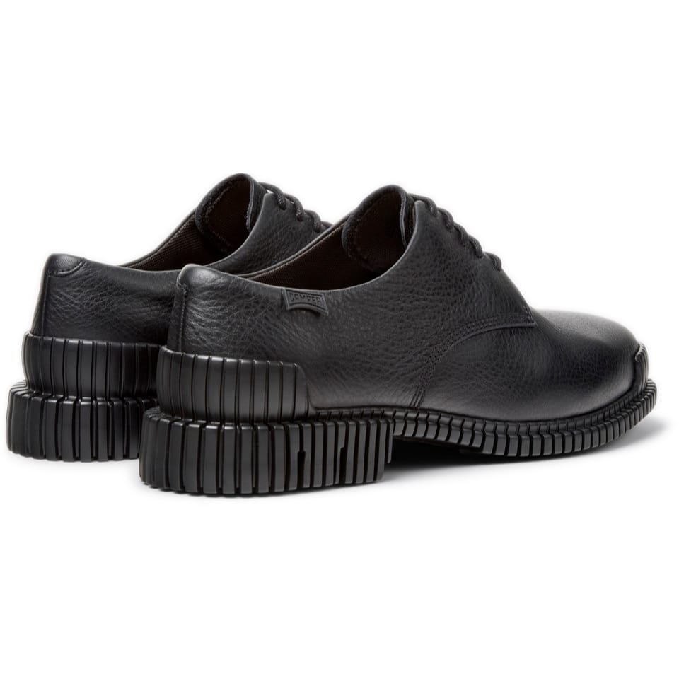 Zapatos Camper Pix Negro, vista trasera en tres cuartos