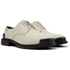 Zapatos Camper Pix Gris, vista frontal en tres cuartos