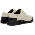 Zapatos Camper Pix Gris, vista trasera en tres cuartos