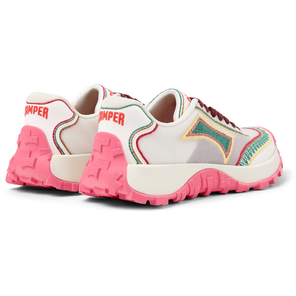 Zapatillas Camper Twins Multicolor Rosa Mujer vista trasera