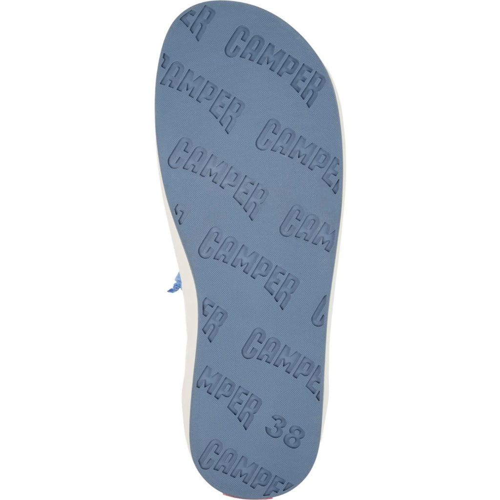 Zapatillas Camper Twins Blanco Lona Mujer suela