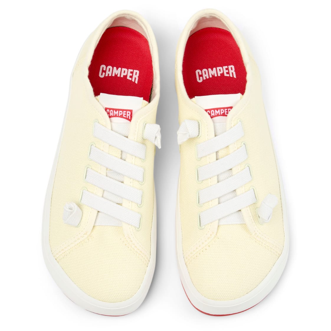Zapatillas Camper Peu Rambla II Amarillo Mujer vista superior