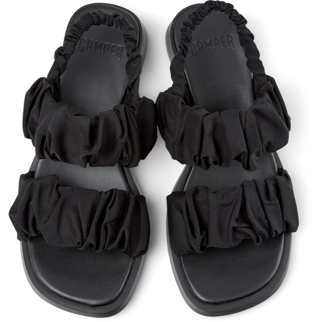 Sandalias Camper Dana Negro Mujer vista superior