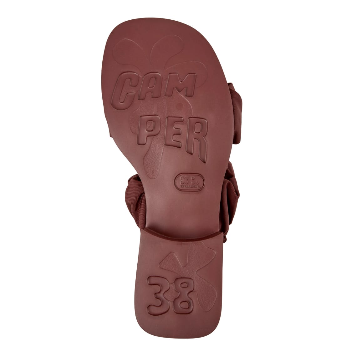 Sandalias Camper Dana Burdeo Mujer suela
