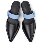 Mules Camper Anita Negro Mujer vista superior