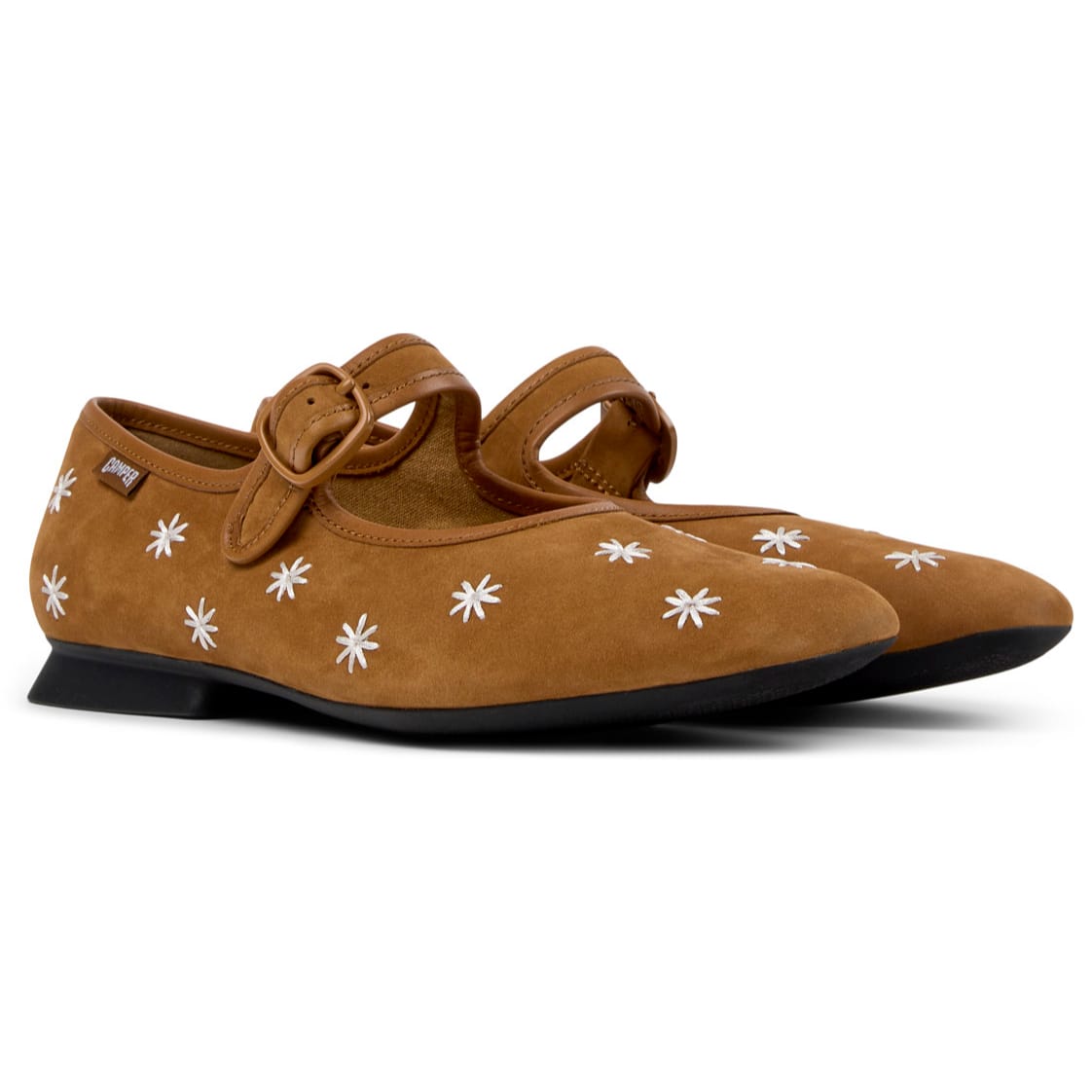 Ballerinas Camper Casi Myra Marrón Mujer vista frontal