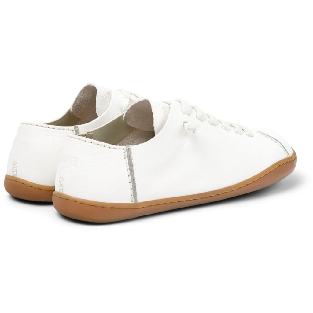 Zapatos Camper Twins Blanco Marrón Mujer vista trasera