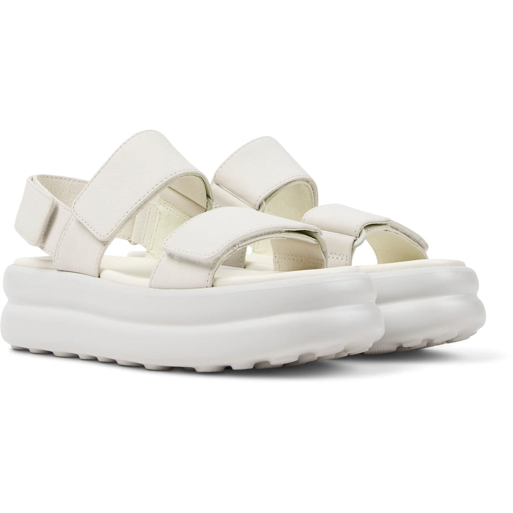 Sandalias Camper Pelotas Flota Up Blanco Mujer vista frontal