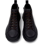 Botas y Botines Camper Brutus Negro, vista cenital del par