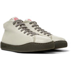 Zapatillas Camper Peu Touring Beige, vista frontal en tres cuartos