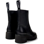 Botas y Botines Camper Milah Negro, vista trasera en tres cuartos