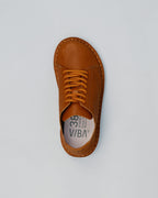 Zapatos VIBAe Lisboa Cognac Brown, vista cenital