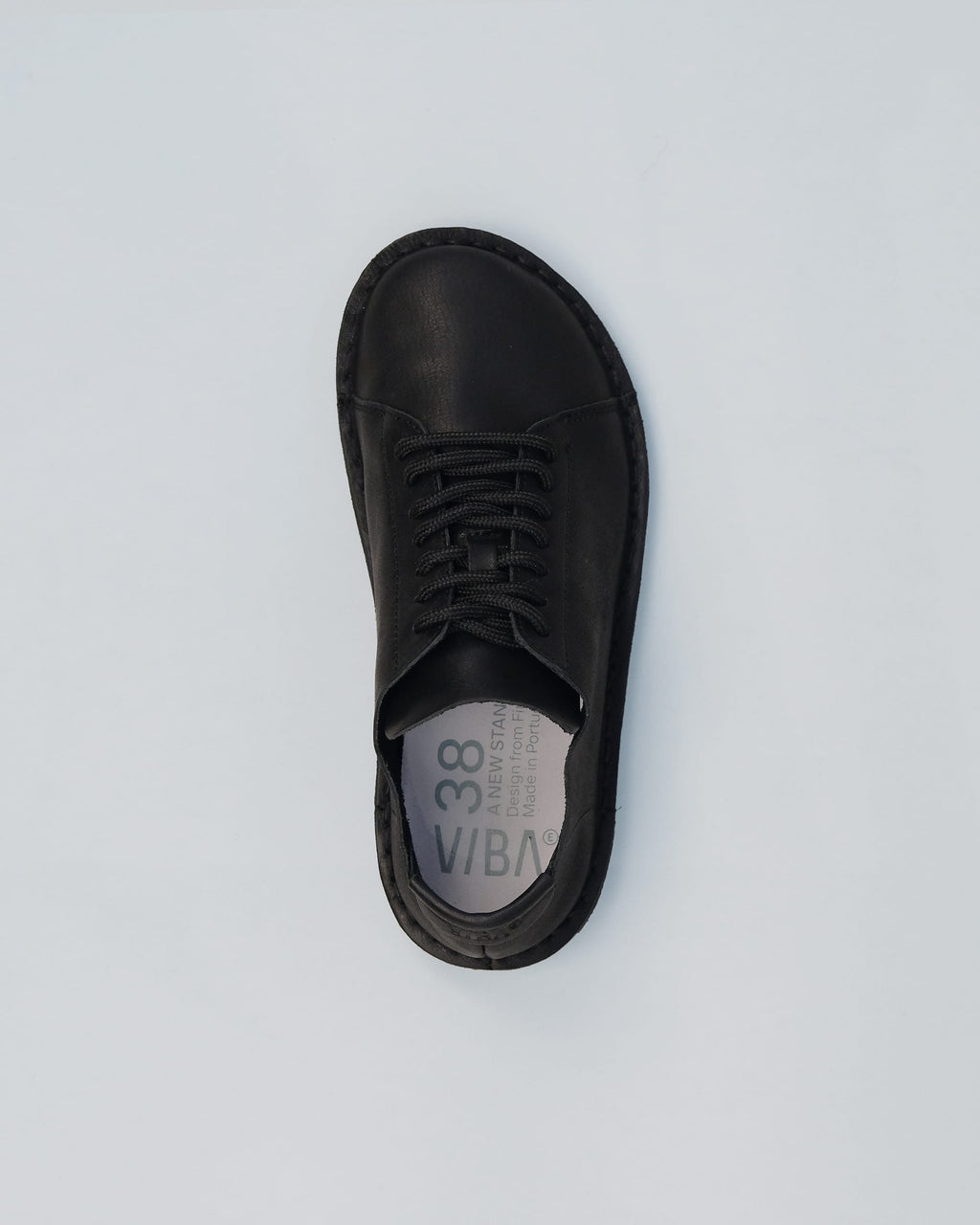 Zapatos VIBAe Lisboa Preto Black, vista cenital