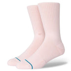 Calcetines Stance Icon pink, par de calcetines, vista de perfil tres cuartos