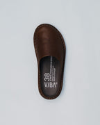 Zuecos VIBAe Roma Cocoa Brown, vista cenital