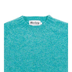 Sweater Harley of Scotland Sweater Harley Hombre Marble Gemstone, detalle del cuello y la textura