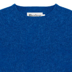 Sweater Harley of Scotland Sweater Harley Mujer Ocean Force, detalle del cuello y etiqueta