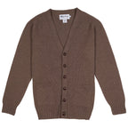 Sweater Harley of Scotland Cardigan Harley Hombre Wildbeest, vista frontal completa del sweater