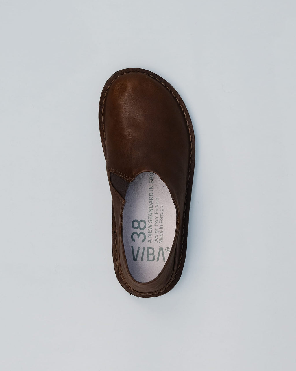 Zapatos VIBAe Zuma Cocoa Brown, vista cenital