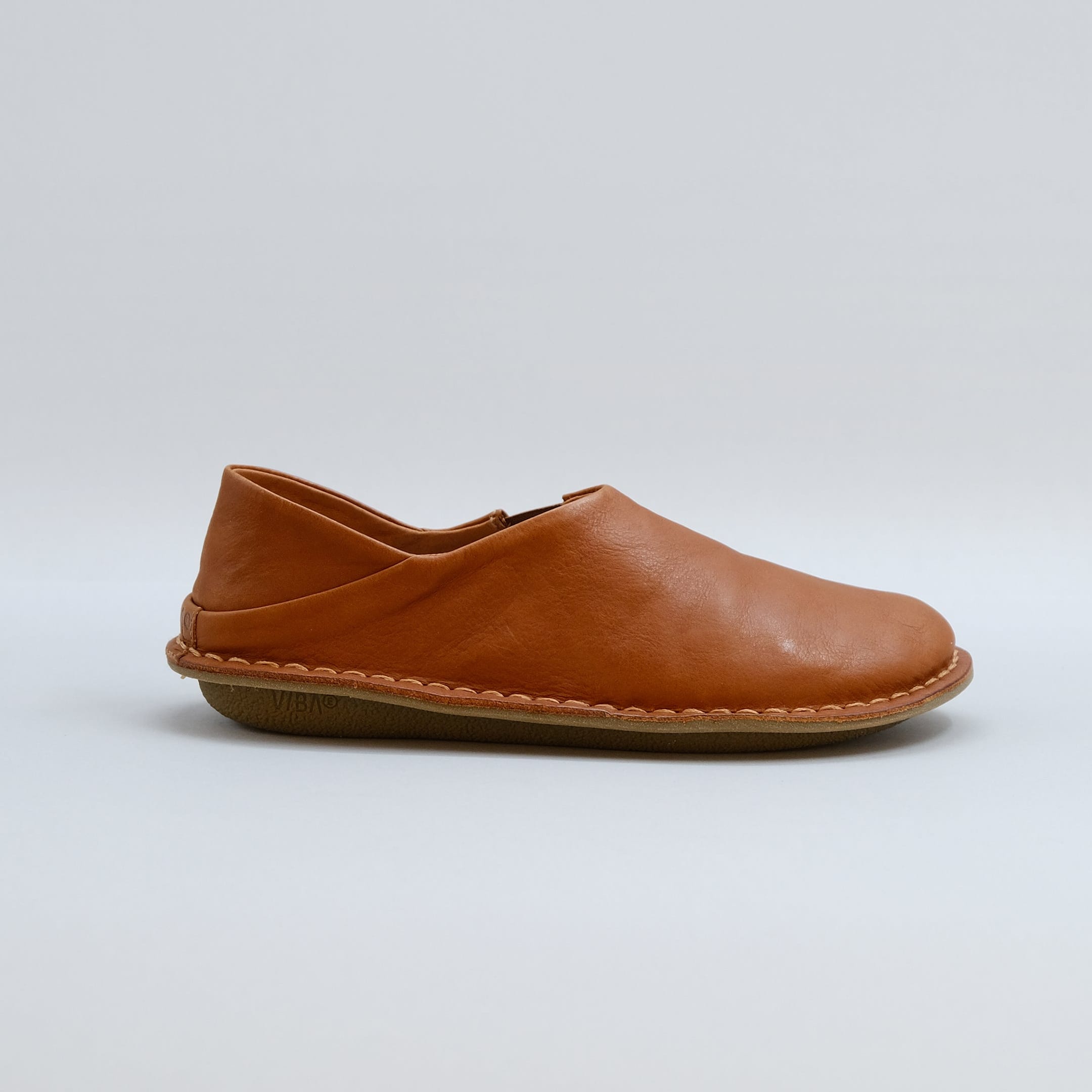 Zapatos VIBAe Zuma Cognac Brown, perfil lateral