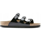 Sandalias Birkenstock Florida Patent Black, perfil lateral