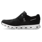 Zapatillas On Running Cloud 5 M Black | White, perfil lateral (2)