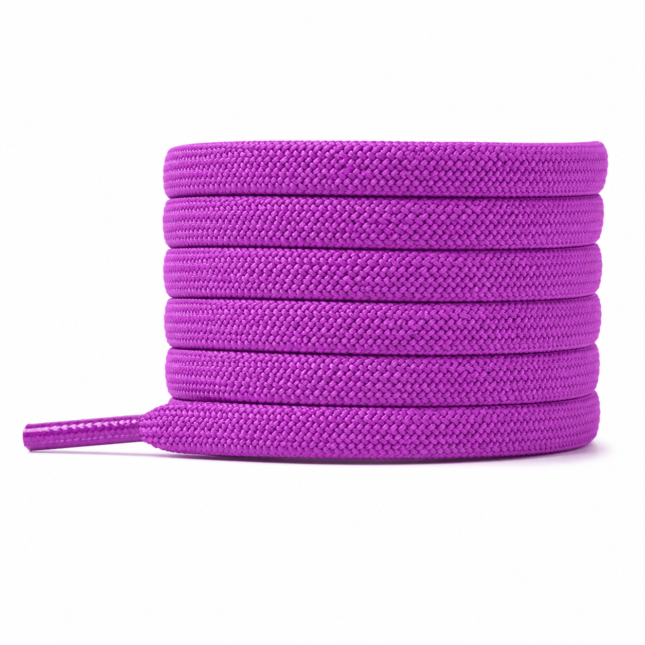 cuidado Rumbos Cordon Elasticado Purple, detalle del cordón enrollado