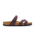 Sandalia Birkenstock Franca Oiled Leather Zinfandel, perfil lateral