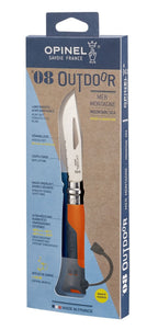 Cuchillo Opinel N°08 Outdoor Naranjo - vista 4, empaque del producto
