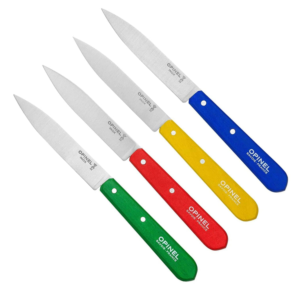 Set 4 cuchillos Opinel N°112 Classic - vista 4, los cuatro cuchillos en abanico