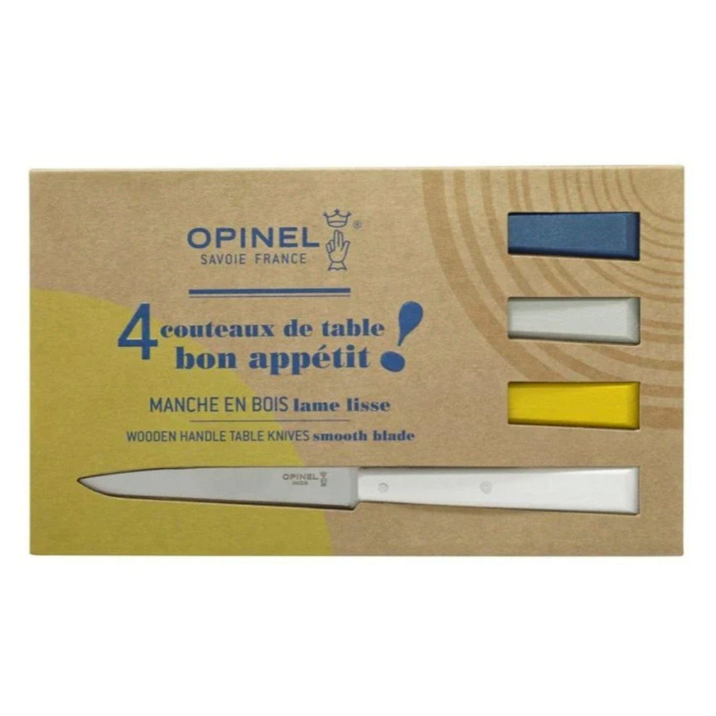 Box 4 cuchillos de mesa Opinel N°125 - vista 1, empaque del producto