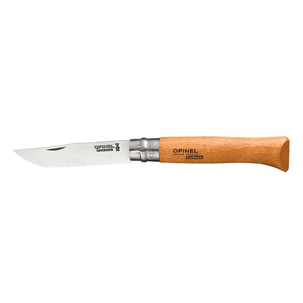Cuchillo Opinel N°12 Carbon Steel - vista 1, vista abierta de la hoja