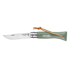 Cuchillo Opinel Trekking N°06 Sage - vista 1, vista abierta de la hoja