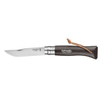 Cuchillo Opinel Trekking N°8 Negro - vista 1, vista lateral del cuchillo abierto