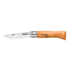 Cuchillo Opinel N°8 Carbon Steel - vista 1, vista abierta de la hoja