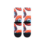 Calcetines Stance Swalloww Off White, par en plano vista trasera