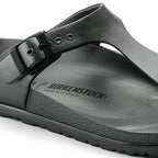 Sandalias Birkenstock Gizeh EVA Metallic Anthracite, detalle del material