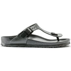 Sandalias Birkenstock Gizeh EVA Metallic Anthracite, perfil lateral