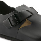 Zapatos Birkenstock London Black, detalle del material