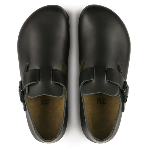 Zapatos Birkenstock London Black, vista cenital del par