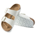 Sandalias Birkenstock Arizona Patent White, detalle de la suela